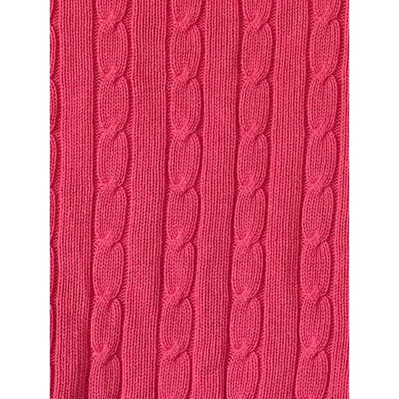 Pierre Cardin Vintage Cable Knit Cotton Cardigan Sweater Buttoned X Large - Picture 3 of 4